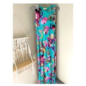Floor Length Floral Dress